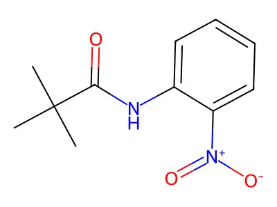 2,2-dimethyl-N-(2-nitrophenyl)propanamide structure