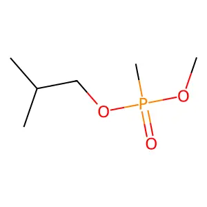 1-[Methoxy(methyl)phosphoryl]oxy-2-methylpropane structure