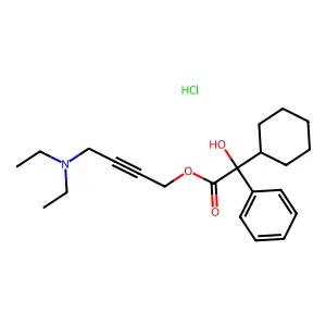 氯化奥昔布宁 structure
