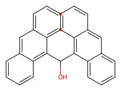 Di(anthracen-9-yl)methanol structure