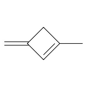 1-Methyl-3-methylenecyclobutene structure