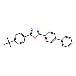 2-(4-Biphenylyl)-5-(4-tert-butylphenyl)-1,3,4-oxadiazole structure