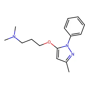5-(3-(Dimethylamino)propoxy)-3-methyl-1-phenylpyrazole structure