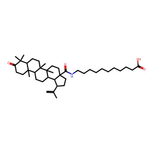 N-(3alpha-Oxolup-20(29)-en-28-oyl)-11-aminoundecanoic acid structure