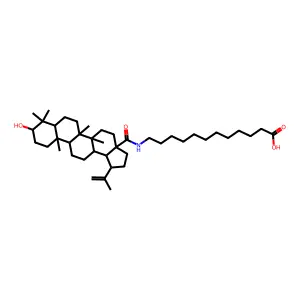 Betulinic acid NH-UndecCOOH deriv. structure