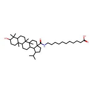 N-(3beta-Hydroxylupan-28-oyl)-11-aminoundecanoic acid structure