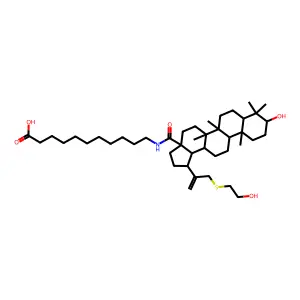 Betulinic acid, 11-aminoundecanoate deriv. structure
