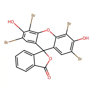 2',4',5',7'-Tetrabromofluorescein structure