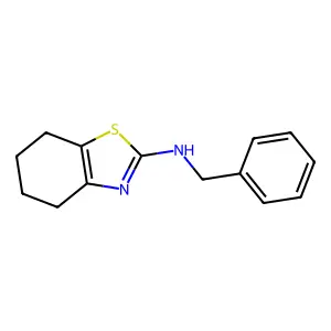 N-benzyl-4,5,6,7-tetrahydro-1,3-benzothiazol-2-amine structure