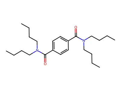 1-N,1-N,4-N,4-N-tetrabutylbenzene-1,4-dicarboxamide structure