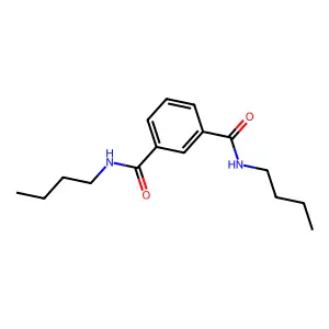 N,N'-dibutylbenzene-1,3-dicarboxamide structure