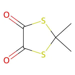 2,2-Dimethyl-1,3-dithiolane-4,5-dione structure
