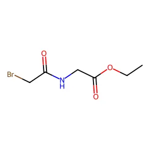 N-(溴乙酰基)甘氨酸乙酯 structure