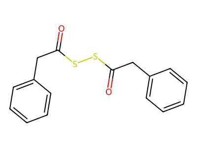 Bis(phenylacetyl) disulfide structure