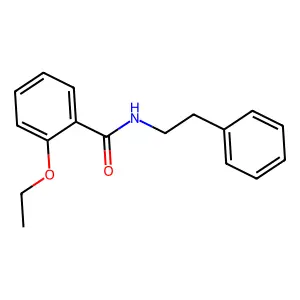 2-ethoxy-N-(2-phenylethyl)benzamide structure