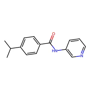 4-propan-2-yl-N-pyridin-3-ylbenzamide structure