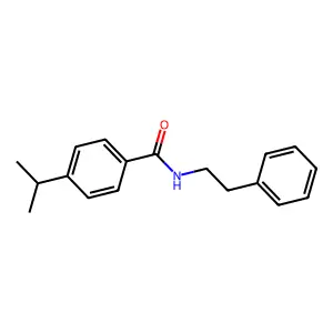 N-Phenethyl-4-isopropylbenzamide structure