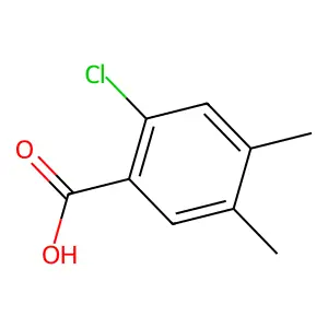 2-Chloro-4,5-dimethylbenzoic acid structure