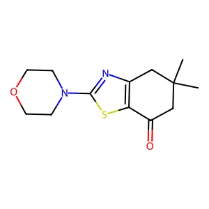 5,5-dimethyl-2-morpholin-4-yl-5,6-dihydro-1,3-benzothiazol-7(4H)-one structure