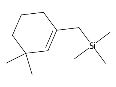 (3,3-Dimethylcyclohex-1-enylmethyl)trimethylsilane structure