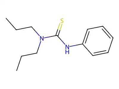 3-Phenyl-1,1-dipropylthiourea structure