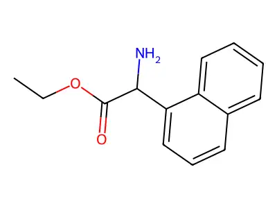 Ethyl 2-amino-2-naphthalen-1-ylacetate structure
