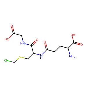 S-Chloromethylglutathione structure