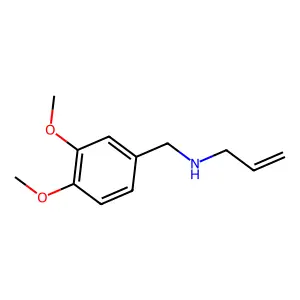[(3,4-Dimethoxyphenyl)methyl](prop-2-en-1-yl)amine structure