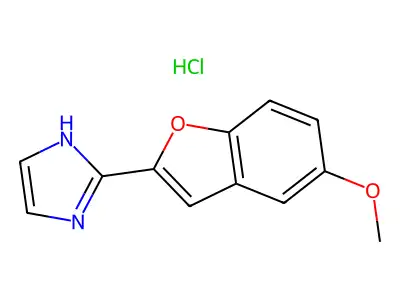 1H-Imidazole, 2-(5-methoxy-2-benzofuranyl)-, monohydrochloride structure