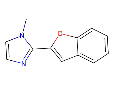 2-(2-Benzofuranyl)-1-methyl-1H-imidazole structure