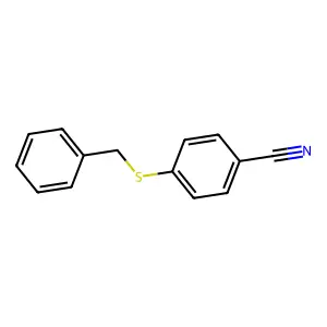 4-(Benzylthio)benzonitrile structure