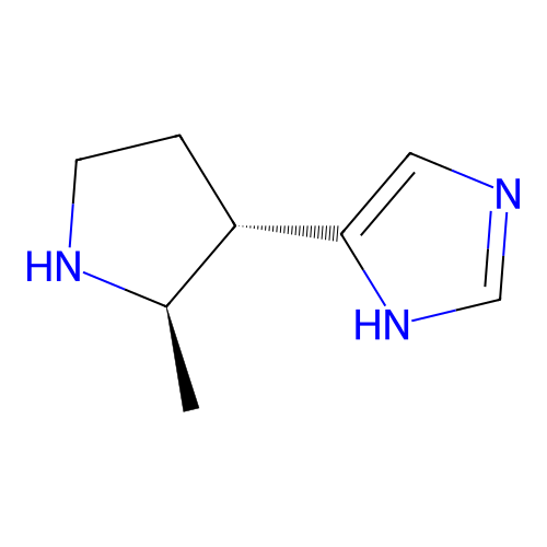 4-((2R,3S)-2-Methyl-pyrrolidin-3-yl)-1H-imidazole structure