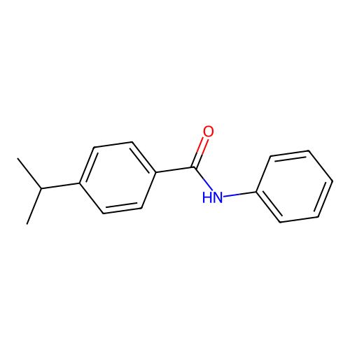 4-异丙基-N-苯基苯甲酰胺 structure