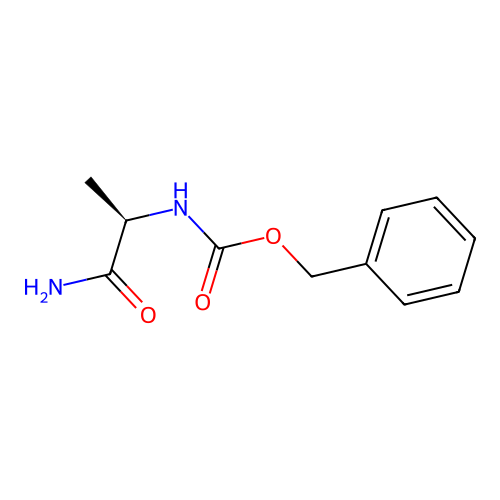 Z-D-Ala-NH2 structure
