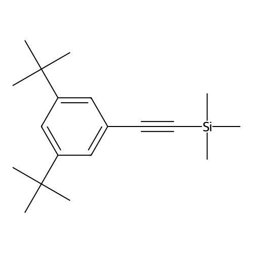 2-(3,5-Ditert-butylphenyl)ethynyl-trimethylsilane structure