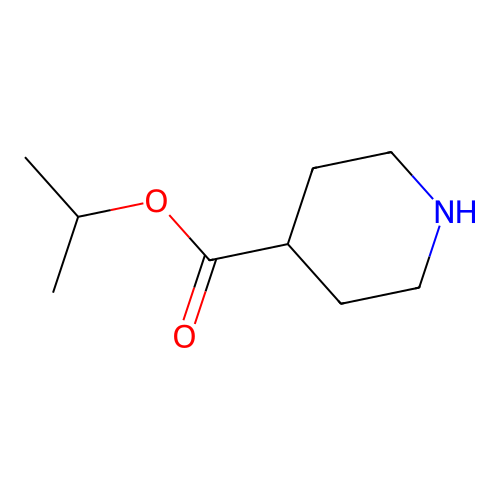Propan-2-yl piperidine-4-carboxylate structure