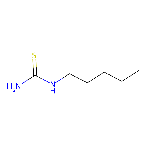 Urea, 1-pentyl-2-thio- structure
