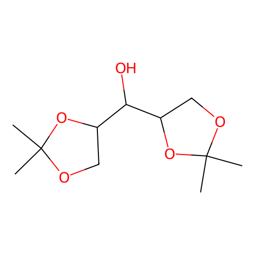Bis(2,2-dimethyl-1,3-dioxolan-4-yl)methanol structure