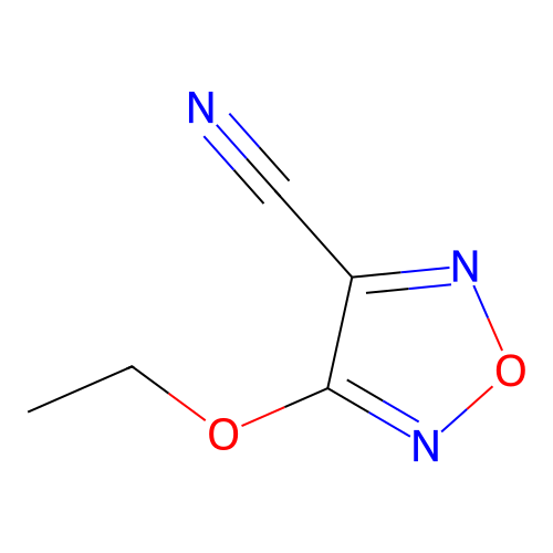 3-Cyano-4-ethoxyfurazan structure