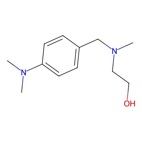 2-[[4-(Dimethylamino)benzyl](methyl)amino]ethanol structure