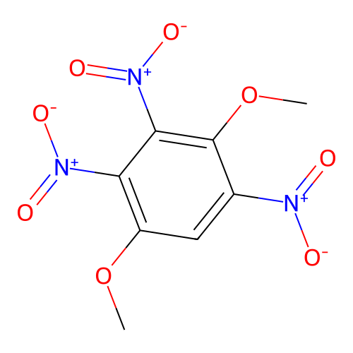 Trinitro-1,4-dimethoxybenzene structure