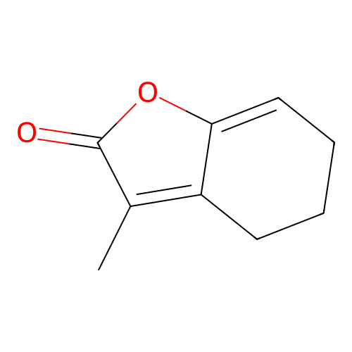 3-methyl-5,6-dihydro-4H-1-benzofuran-2-one structure