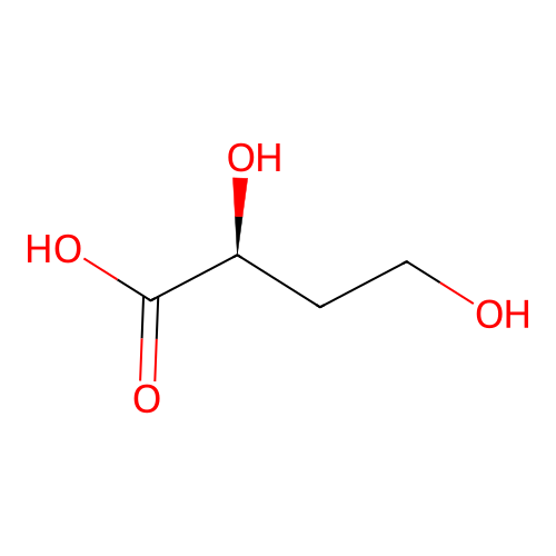 (2S)-2,4-Dihydroxybutanoic acid structure