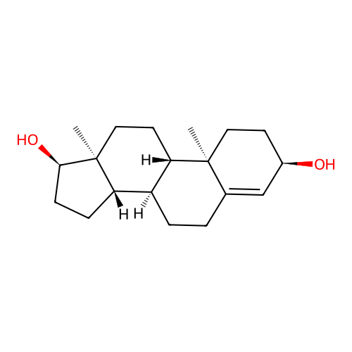 Androst-4-ene-3alpha,17alpha-diol structure