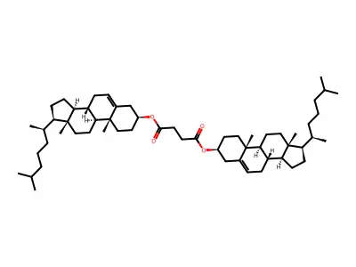 胆甾醇半琥珀酸酯 structure