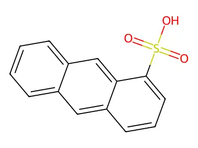 Anthracene-1-sulfonic Acid structure