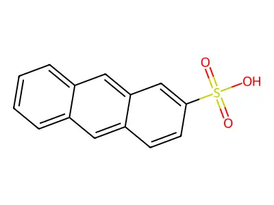 2-Anthracenesulfonic acid structure