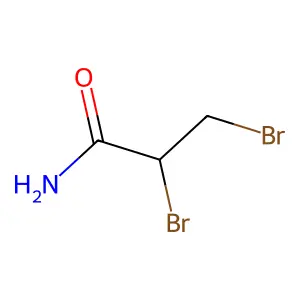 2,3-二溴丙酰胺 structure