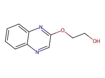 2-(2-Quinoxalinyloxy)-1-ethanol structure