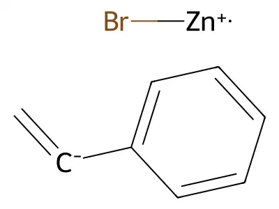 1-Phenylvinylzinc bromide structure